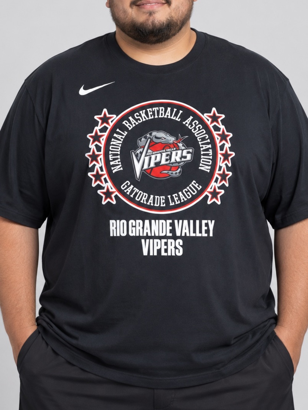 Nike Rio Grande Valley Vipers NBA G League Dri-FIT Tee Men’s 3XL NWT Black
